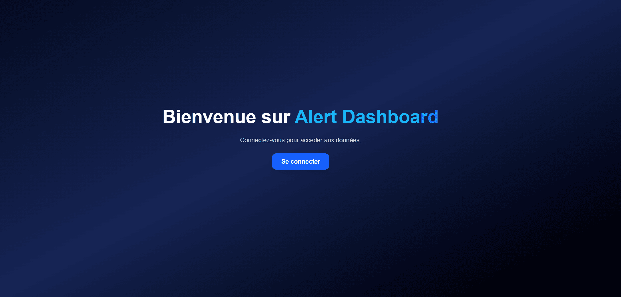 Application de monitoring d'alertes